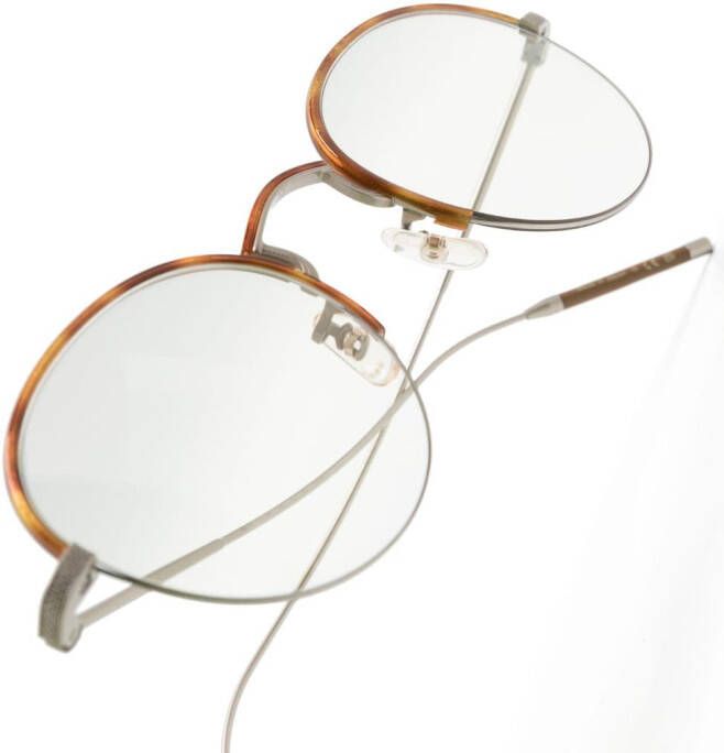 Oliver Peoples TK-6 bril met rond montuur Grijs
