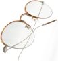 Oliver Peoples TK-6 bril met rond montuur Grijs - Thumbnail 3