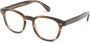 Oliver Peoples Bril met rechthoekig montuur Bruin - Thumbnail 2