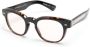 Oliver Peoples Bril met rond montuur Zwart - Thumbnail 2