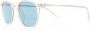 Oliver Peoples Zonnebril met doorzichtig montuur Wit - Thumbnail 2