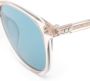 Oliver Peoples Zonnebril met doorzichtig montuur Wit - Thumbnail 3