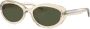 Oliver Peoples Zonnebril met doorzichtig montuur Geel - Thumbnail 2