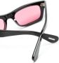 Oliver Peoples Zonnebril met rechthoekig montuur Zwart - Thumbnail 3