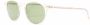 Oliver Peoples Zonnebril met rond montuur Beige - Thumbnail 2
