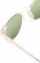 Oliver Peoples Zonnebril met rond montuur Beige - Thumbnail 3