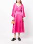 Olivia Rubin Jurk met flared mouwen Roze - Thumbnail 2