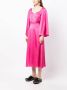 Olivia Rubin Jurk met flared mouwen Roze - Thumbnail 3