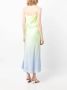 Olivia Rubin Lia cowl-neck midi dress Groen - Thumbnail 4
