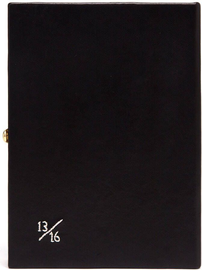 Olympia Le-Tan 'Varied Deceptions' embroidered clutch Zwart