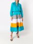 Olympiah Blouse met gesmockt detail Blauw - Thumbnail 2