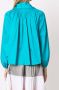 Olympiah Blouse met gesmockt detail Blauw - Thumbnail 4