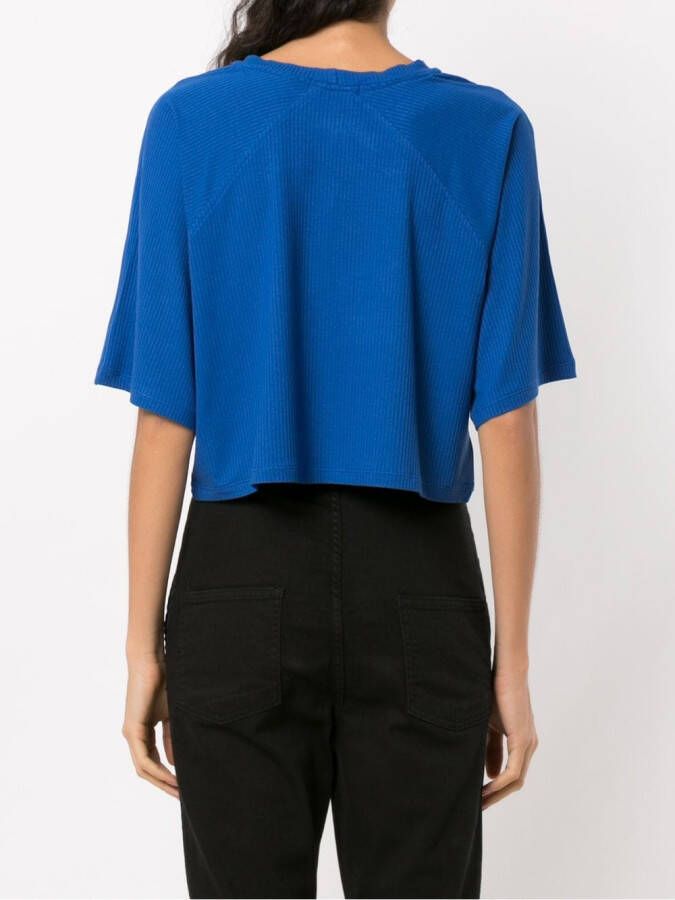 Olympiah Camino cropped top Blauw