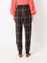 Olympiah Geruite broek Bruin - Thumbnail 4