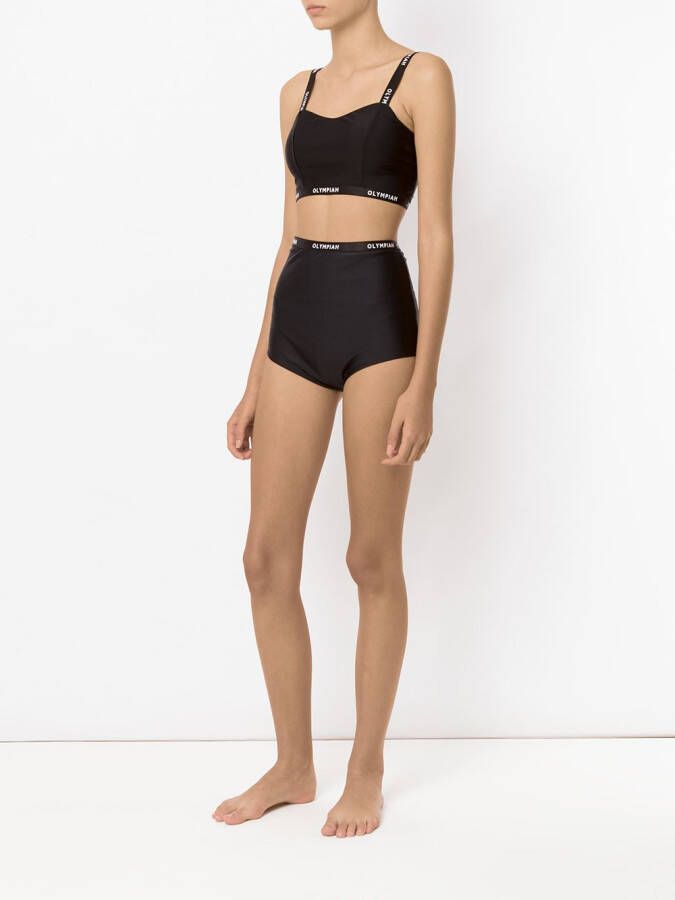Olympiah hotpants bikinibroekje Zwart