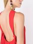 Olympiah Maxi-jurk met diepe ronde hals Rood - Thumbnail 5
