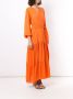 Olympiah Maxi-jurk Oranje - Thumbnail 3