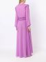 Olympiah Maxi strandjurk met ruches Paars - Thumbnail 4
