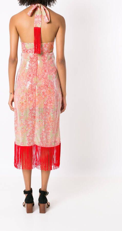 Olympiah Midi-jurk met paisley-print Roze