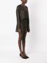 Olympiah Mini-jurk met V-hals Zwart - Thumbnail 3