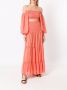 Olympiah Off-shoulder blouse Oranje - Thumbnail 2