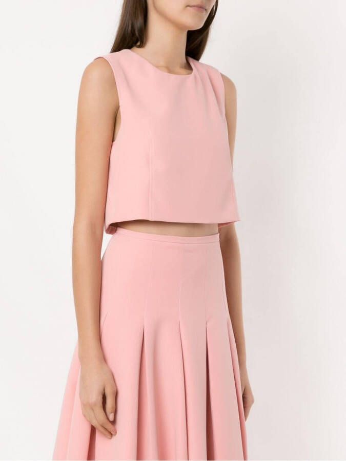 Olympiah Spezzia cropped top Roze