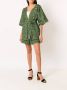 Olympiah Wikkeltop met print Groen - Thumbnail 2
