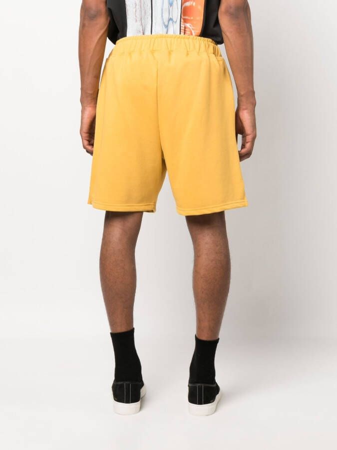 Omc Trainingsshorts met logoprint Geel