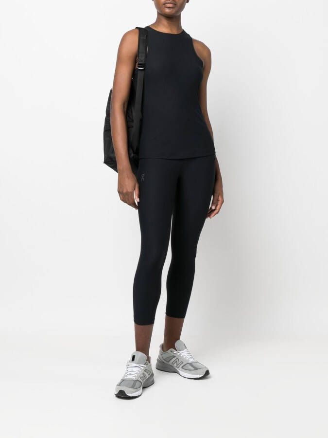 On Running Legging met logoprint Zwart