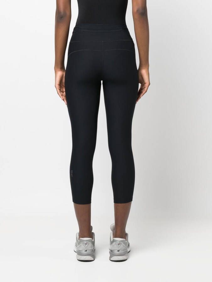 On Running Legging met logoprint Zwart