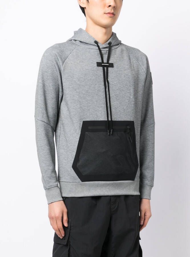 On Running Hoodie met trekkoord Grijs