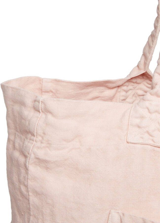 Once Milano Linnen weekendtas Roze