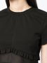 Onefifteen Cropped T-shirt Zwart - Thumbnail 5