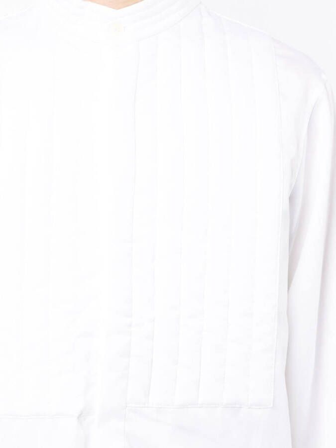 Onefifteen x Anowhereman overhemd met geplooid detail Wit