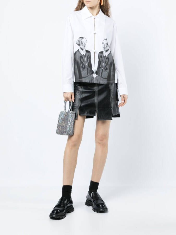 Opening Ceremony Blouse met grafische print Wit