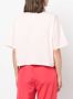 Opening Ceremony Cropped T-shirt Roze - Thumbnail 4