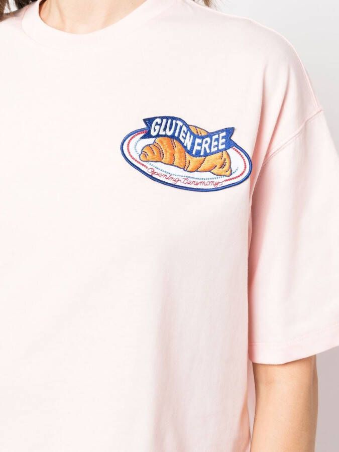 Opening Ceremony Cropped T-shirt Roze