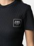 Opening Ceremony Geribbeld T-shirt Zwart - Thumbnail 5