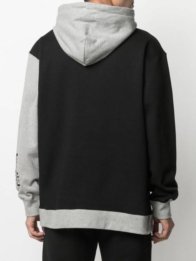 Opening Ceremony Hoodie met contrasterend vlak Zwart