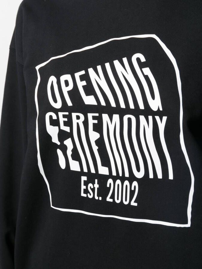 Opening Ceremony Hoodie met logo Zwart