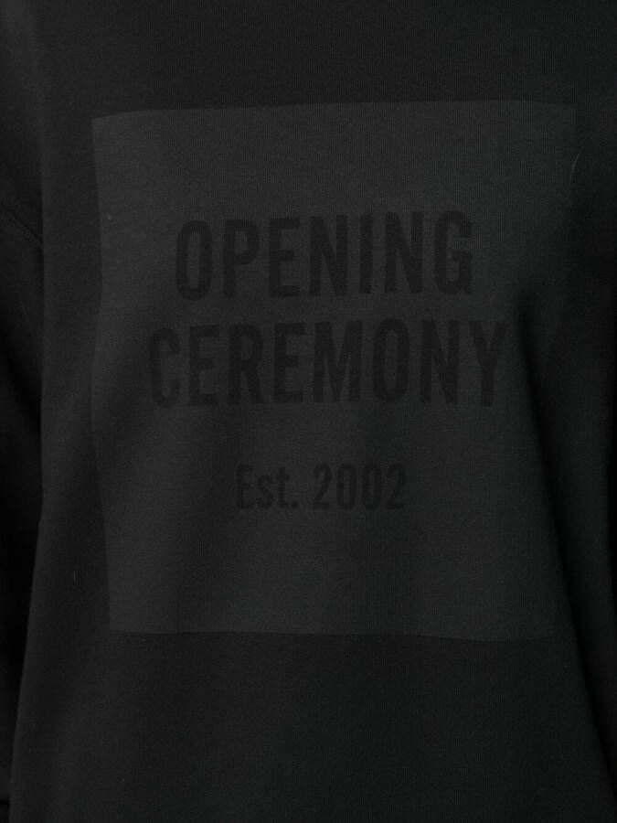 Opening Ceremony Hoodie met logo Zwart