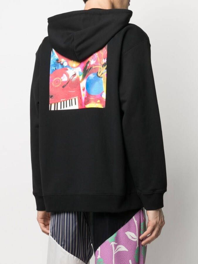 Opening Ceremony Hoodie met print Zwart
