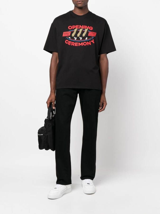 Opening Ceremony Katoenen T-shirt Zwart