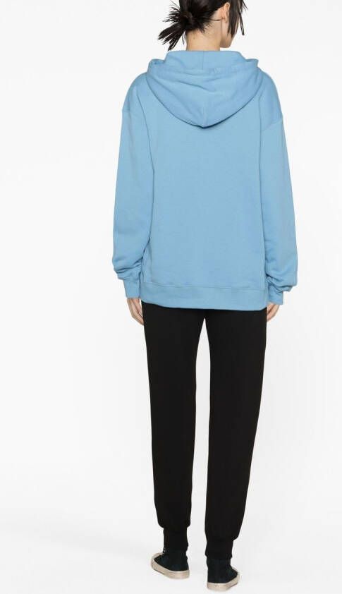 Opening Ceremony Hoodie met patchdetail Blauw