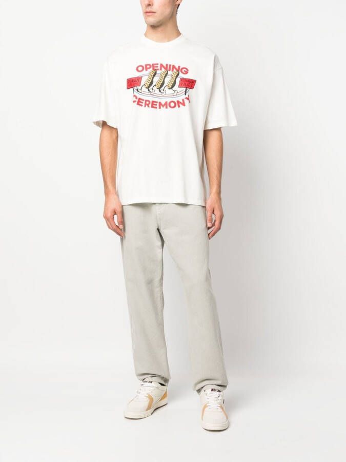 Opening Ceremony T-shirt met print Wit