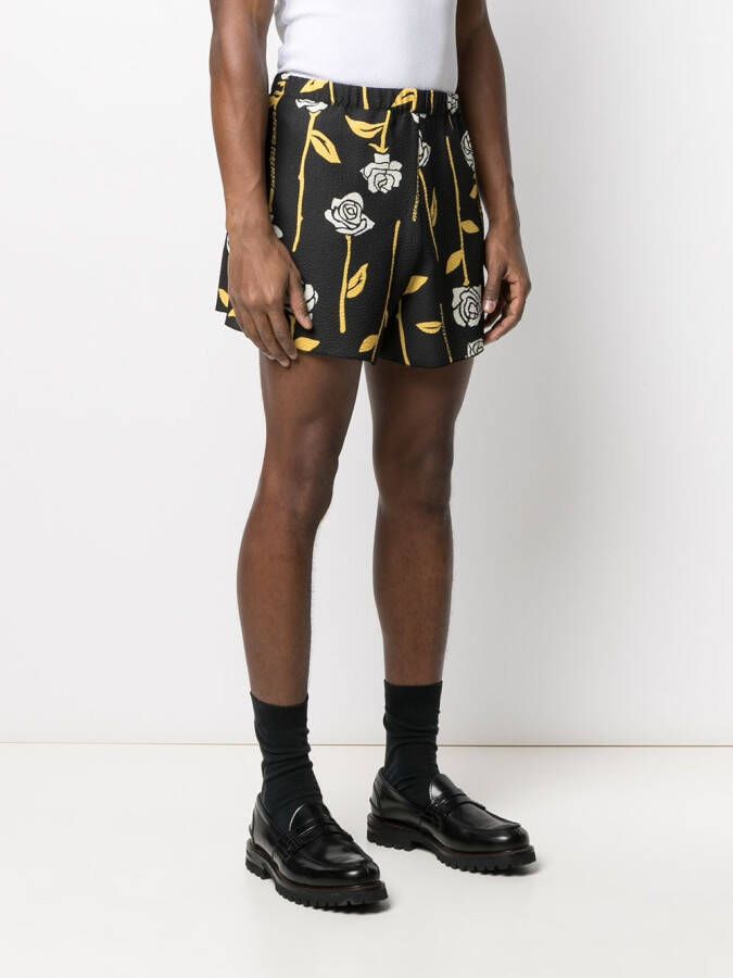 Opening Ceremony Shorts met print Zwart