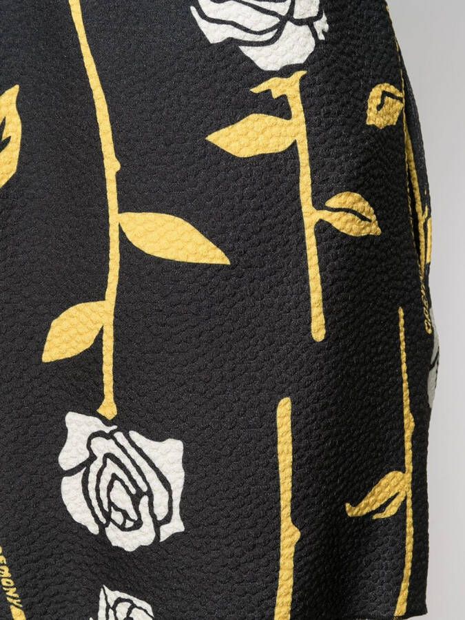Opening Ceremony Shorts met print Zwart