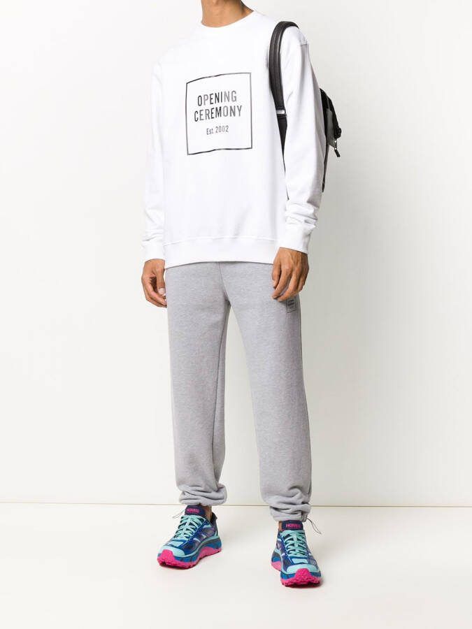 Opening Ceremony Sweater met logo Wit
