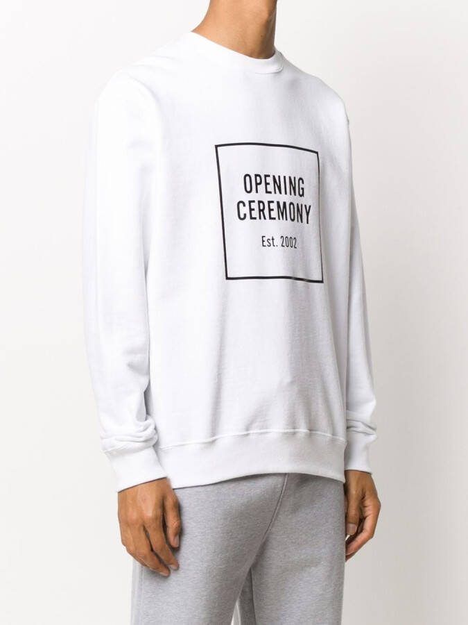 Opening Ceremony Sweater met logo Wit