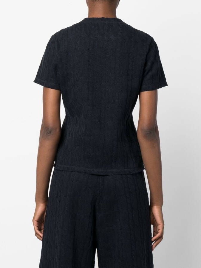Opening Ceremony T-shirt met geborduurd logo Blauw